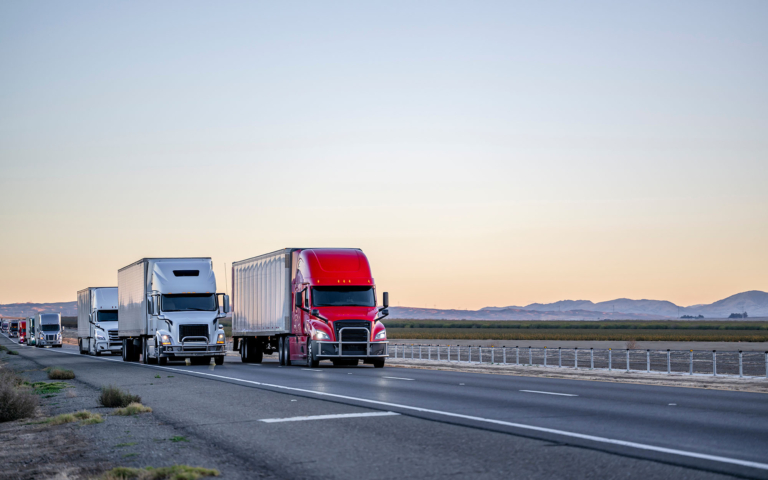 Logistics planner reviewing optimized multi-stop routes