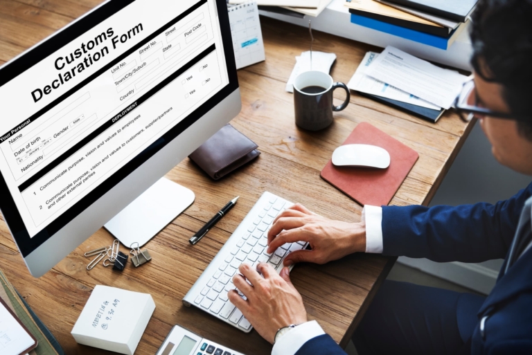 CargoTrans customs consultants reviewing a compliance file