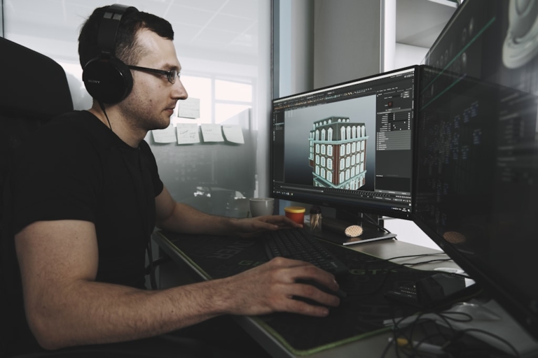 Freight sales rep logging a call in a CRM